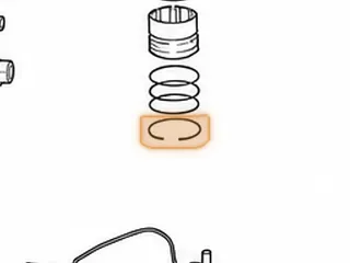 Snap Ring, TF-81SC Holds B1 Brake Servo In Case (.072”Thick, 2.590”OD)(W/2 Eyelets) 2005-Up — Part # 255896A
