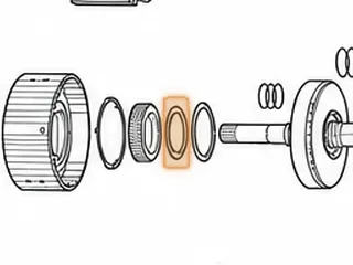 Bearing W/Race, TF-81SC Front Planet Sun Gear To Ring Gear (.170”Thick, 2.400”OD, 1.730”ID) 2005-Up — Part # 255241A