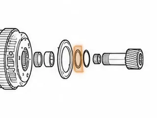 Bearing W/Race, TF-81SC Rear Planet To Rear Sun Gear (.130”Thick, 1.910”OD, 1.383”ID) 2005-Up — Part # 255251A