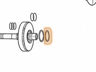 Race, TF-81SC Bearing # 243 To 1-2-3-4 Clutch Drum (.032”Thick, 1.905”OD, 1.508”ID) 2005-Up — Part # 255244A