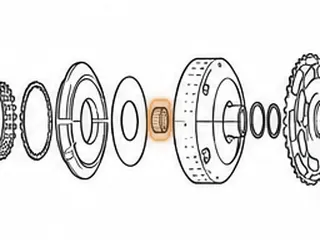 Caged Needle Bearing, TF-81SC 1-2-3-4 Clutch Drum (.500”Thick, 1.360”OD, 1.185”ID) (Cast # NSK D8503020W) 2005-Up — Part # 255219A