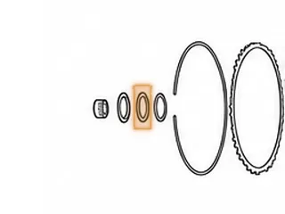 Bearing, TF-81SC Rear Sun Gear To 4-5-6 Clutch Drum (.137”Thick, 1.715”OD, .960”ID) (19 Rollers) 2005-Up — Part # 255247A