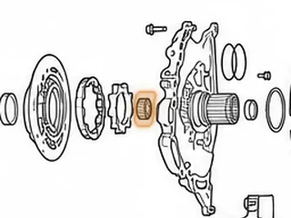 Bushing, TF-81SC Pump Stator (Front)(.660”Wide, .990”ID) (Brass) 2005-Up — Part # 255036A