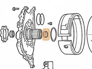 Caged Needle Bearing, TF-81SC Stator (Rear)(.475”Wide, 1.340”OD)(37 Needles) 2005-Up — Part # 255209A