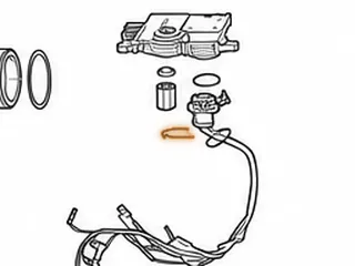 Clip, TF-81SC Holds Internal Wire Harness To Case (1.275”Wide)(W/2 Eyelets) 2005-Up — Part # 255843A