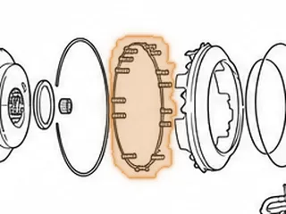 Spring W/Retainer, TF-81SC Low/Reverse Clutch Return (.750”Thick, 7 5/8”OD, 6 3/4”ID) (14 Springs) 2005-Up — Part # 255977A