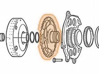 Drive Shell, TF-81SC (1.710”Thick, 6 13/16”OD)(2.045”OD Hub)(36 Outer Teeth) 2005-Up — Part # 255624A