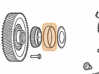 Cup Race, TF-81SC Differential To Case (.745”Thick, 3.625”OD) (Cast # KOYO ST6292) 2005-Up — Part # 255288A