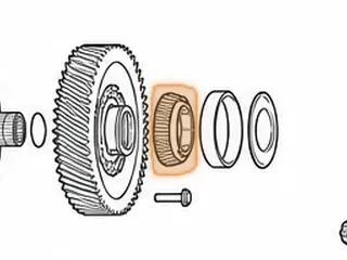 Cone Bearing, TF-81SC Differential To Case (2.420”ID)(29 Rollers) (Cast # KOYO ST6292) 2005-Up — Part # 255289A