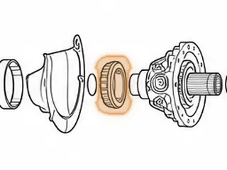 Cone Bearing, TF-81SC Bell Housing To Differential (2.320”ID)(24 Rollers) (Cast # KOYO ST 5994) 2005-Up — Part # 255292A