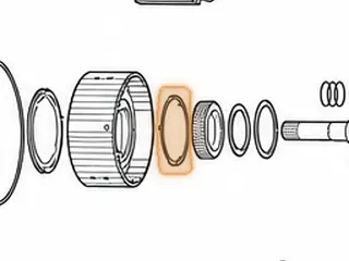Washer, TF-81SC Front Planet To Front Ring Gear (.047”Thick, 3.345”OD, 2.875”ID)(3 Tab) 2005-Up — Part # 255238A