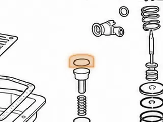 Ring, AOD 3-4 Accumulator 1.596”OD (Teflon) 1980-Up & AODE 1-2 (Upper) (Rubber Is 76352) — Part # 76192T