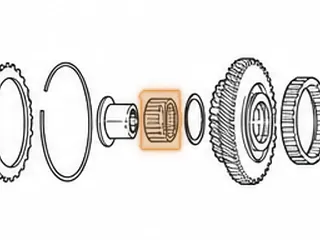 Caged Needle Bearing, PX4B/AOYA/APXAAPX4/A6VA/BOYA/MP1A/MPJA/MPOA/MPWA (Accord)/MPXA 1st Gear To Collar (Countershaft) — Part # 80260
