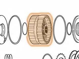 Drum, PX4B/AOYA/APXA/APX4/A6VA/BOYA/MP1A/MPJA/MPOA/MPWA (Accord)/MPXA 3rd/4th Clutch — Part # 80550