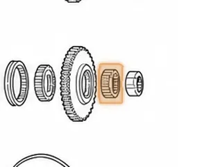 Caged Needle Bearing, PX4B/AOYA/APXAAPX4/A6VA/BOYA/MP1A/MPJA/MPOA/MPWA (Accord)/MPXA Reverse Gear (.580” Thick)… — Part # 80273