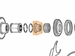Collar W/Race, PX4B/APXA/APX4 4th Gear (.945” Thick) (Countershaft) — Part # 80269