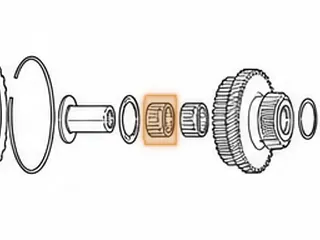 Caged Needle Bearing, PX4B/AOYA/APXA/APX4/A6VA/BOYA/MP1A/MPJA/MPOA/MPWA (Accord)/MPXA 4th Gear (Inner) (Mainshaft) — Part # 80229