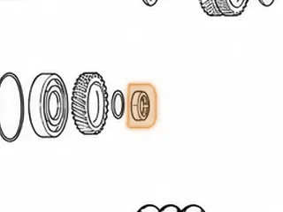 Nut Set, PX4B/AOYA/APXA/APX4/A6VA/ BOYA/MP1A/MPJA/MPOA/MPXA (Mainshaft) (Nut & Washer) — Part # 80795K