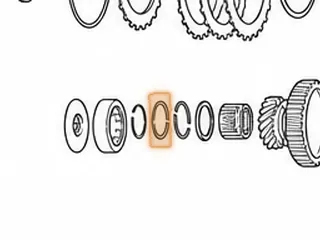 Race, PX4B/AOYA/APXA/APX4/A6VA/BOYA/MP1A/MPJA/MPOA/MPWA (Accord)/MPXA Snap Ring To Split Washer (Secondary Shaft) — Part # 80239