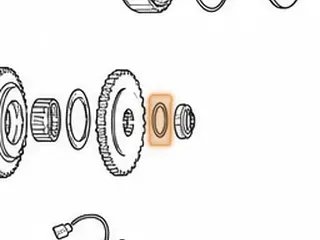 Washer, PX4B/AOYA/APXA/APX4/A6VA/BOYA/MP1A/MPJA/MPOA/MPWA (Accord)/MPXA Under Counter-Shaft (Use 80207A) — Part # 80208