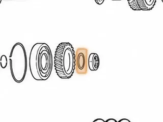 Washer, PX4B/AOYA/APXA/APX4/A6VA/BOYA/MP1A/MPJA/MPOA/MPWA (Accord)/MPXA Under Mainshaft, Secondary Shaft & Countershaft… — Part # 80207A