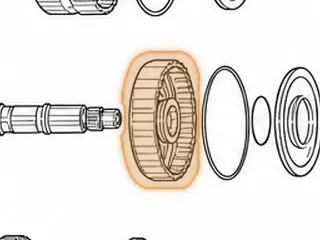 Drum, AOYA/A6VA/BOYA/MPJA/MPOA 1st Hold Clutch (Stamped Steel) — Part # 80554A