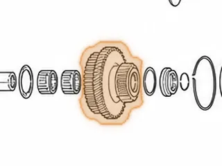 Gear, MP1A 4th (40 Teeth / No Groove) (Mainshaft) — Part # 80809AA