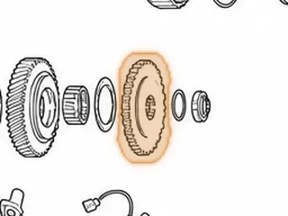 Gear, AOYA/A6VA/MPJA/MPOA Park (Countershaft) With 1 Set Of Splines (Can Use 80690) — Part # 80690A