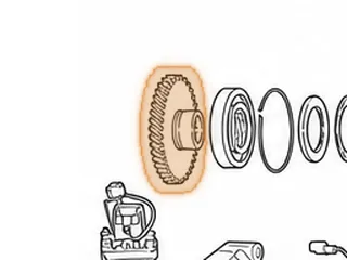 Gear, MPJA 2nd (47 Teeth / 2 Groove) (Countershaft) — Part # 80804AJ