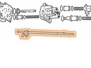 Shift Rod, MPJA (13 3/8” Long) — Part # 80991AB