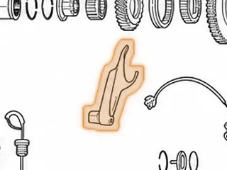 Shift Fork, PX4B/AOYA/APXA/APX4/A6VA/BOYA/MP1A/MPOA/MPXA (Cast # X4) — Part # 80840