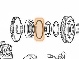 Snap Ring, PX4B/AOYA/APXA/APX4/A6VA/BOYA/MP1A/MPJA/MPOA/MPXA Holds Countershaft Bearing To Case — Part # 80890