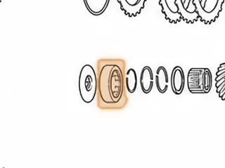 Ball Bearing, PX4B/AOYA/APXA/APX4/A6VA/BOYA/MP1A/MPJA/MPOA/MPWA (Accord)/MPXA Bell Housing To Secondary Shaft… — Part # 80238