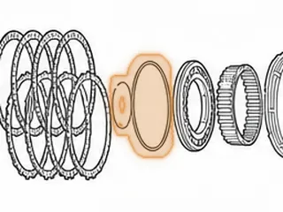 Snap Ring, AS68RC (All) Holds 3-5 Reverse (K3) Clutch Return Spring In (.048”Thick) (3.520”OD) 2005-Up — Part # 172879A
