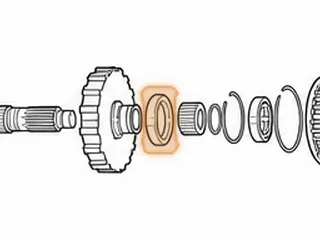 Ball Bearing, AS68RC (All) Output Shaft To Extension Housing (Front)(.707”Thick)(3.545”OD) (2.162”ID)(Cast # KOYO 6011)… — Part # 172268A