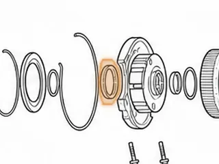 Caged Needle Bearing, AS68RC (All) # 1 Planet (Front)(.585”Thick)(3.290”OD) 2005-Up — Part # 172236A