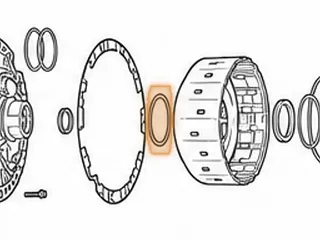 Washer, AS68RC (All) Stator To 4-5-6 Clutch Drum (.076”Thick)(3.505”OD)(2.862”ID) (Plastic, 1 Tab) 2005-Up — Part # 172211A