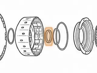 Caged Needle Bearing, AS68RC (All) 4-5-6 (K2) Clutch Drum (Rear, Inner)(.630”Thick) (2.840”OD) 2005-Up — Part # 172228A