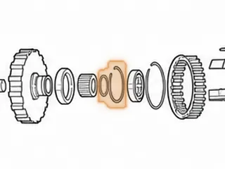 Shim, AS68RC (All) Output Shaft Spacer To Rear Ball Bearing (.047”Thick)(2.110”OD)(1.702”ID) 2005-Up — Part # 172270AB