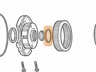Bearing W/Races, AS68RC (All) # 1 Planet To Ring Gear Hub (.142”Thick)(3.215”OD) (2.445”ID) 2005-Up (Also Fits AS68RC… — Part # 172238A