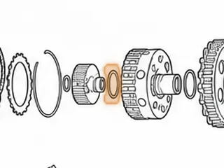 Bearing W/Races, AS68RC (All) 1-2-3-4 (K1) Clutch Hub To 4-5-6 (K2) Clutch Hub (.140”Thick) (2.730”OD)(2.118”ID)… — Part # 172223A