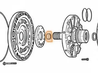 Caged Needle Bearing, AS68RC (All) Pump Stator (Front)(.623”Thick)(1.262”OD) (Cast # NSK DB502713W) 2005-Up — Part # 172205A