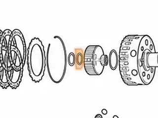 Bearing W/Races, AS68RC (All) 1-2-3-4 (K1) Clutch Drum To Hub (.142”Thick)(1.565”OD) (.895”ID) 2005-Up — Part # 172220A
