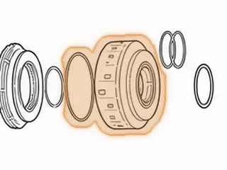 Drum, AS68RC (Chrysler) 3-5 Reverse (K3) Clutch (5 Clutch)(.225” From Edge Of Drum To Snap Ring Groove) 2007-Up — Part # 172555A
