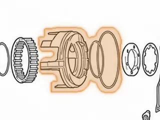 Piston, AS68RC (All) Low/Reverse (B2) Clutch (4.062”Thick)(7 7/8”OD)(4.525”ID) (Cast # 345923-31010) 2005-Up — Part # 172967A