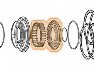 Retainer/Piston, AS68RC (All) 4-5-6 (K2) Clutch Return Spring (Aluminum)(1.280”Thick) (6 1/2”OD)(3.160”ID) 2005-Up — Part # 172984A