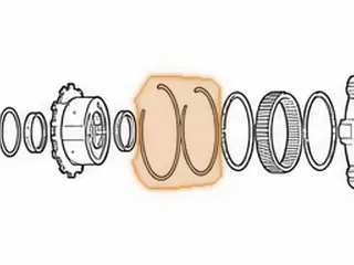 Snap Ring, AS68RC (Chrysler) Holds # 3 Planet Ring Gear Hub To Ring Gear (.060”Thick) (5.765”OD) 2007-Up — Part # 172889A