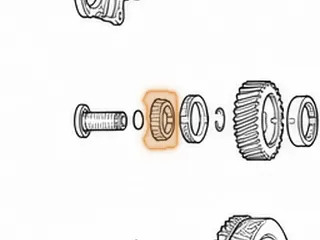 Cone Bearing, ATX Idler Gear ( Fits 31 & 39 Teeth Gears) 1981-Up — Part # 66283