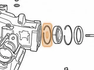 Snap Ring, AT540/AT545 Stop For Rear Case Bearing (Stays In Case) — Part # 111896