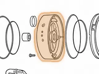 Center Support, AT540/AT545 (Aluminum) (1.378”ID Of Bushing) — Part # 111630A